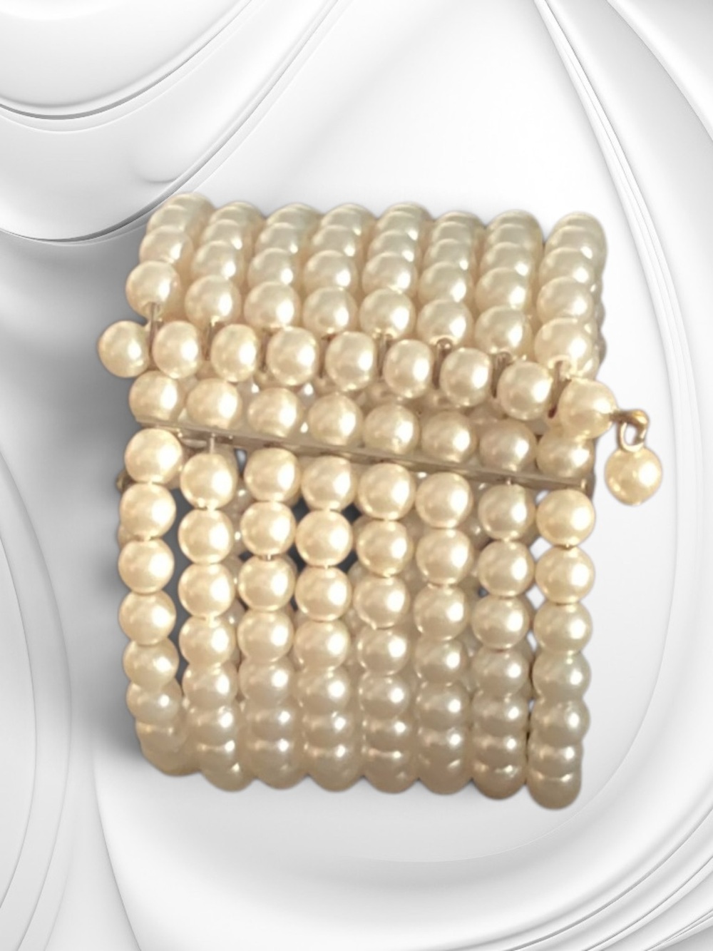 Pearl Multi-Row Stretch Bracelet
